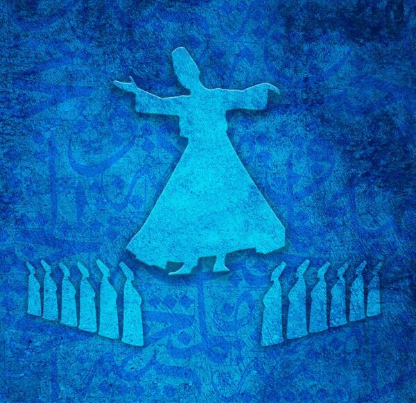 Mevlana 001 Baskılı Cam Tablo