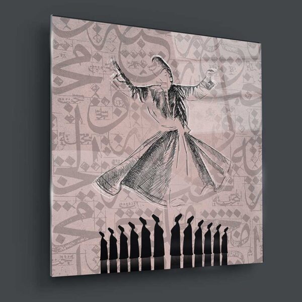 Mevlana 016 Baskılı Cam Tablo - Görsel 2