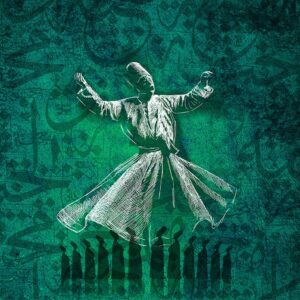 Mevlana 017 Baskılı Cam Tablo