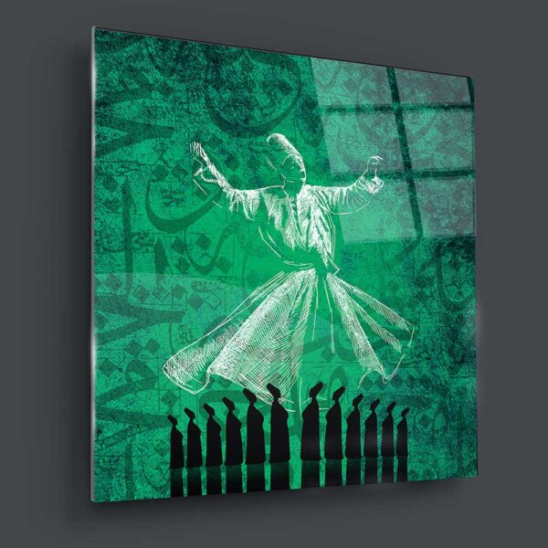 Mevlana 017 Baskılı Cam Tablo - Görsel 2