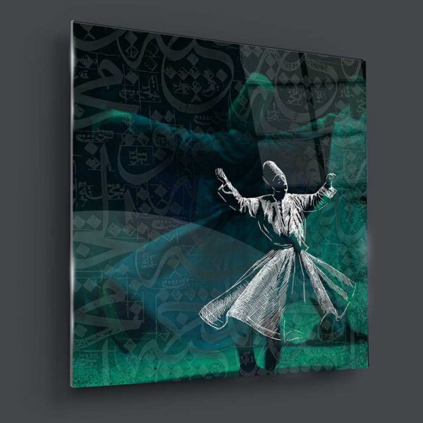 Mevlana 019 Baskılı Cam Tablo - Görsel 2