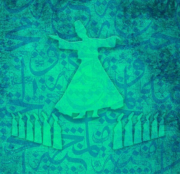 Mevlana 002 Baskılı Cam Tablo