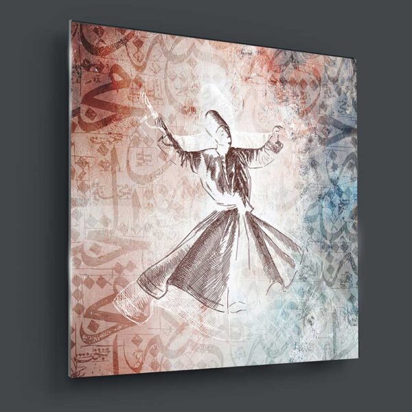 Mevlana 021 Baskılı Cam Tablo - Görsel 2
