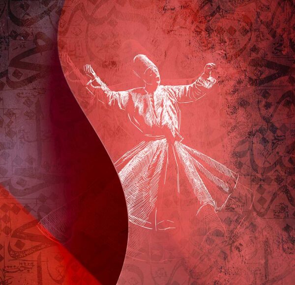 Mevlana 022 Baskılı Cam Tablo
