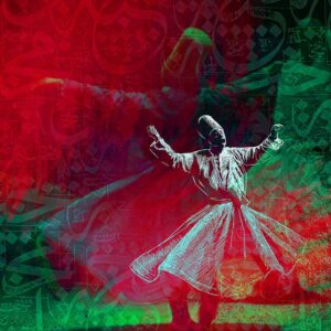 Mevlana 023 Baskılı Cam Tablo