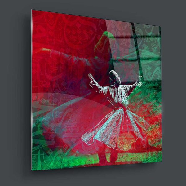 Mevlana 023 Baskılı Cam Tablo - Görsel 2