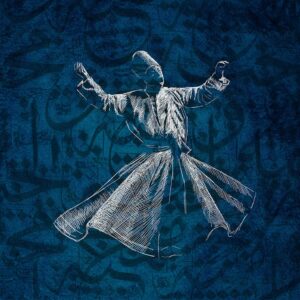 Mevlana 006 Baskılı Cam Tablo