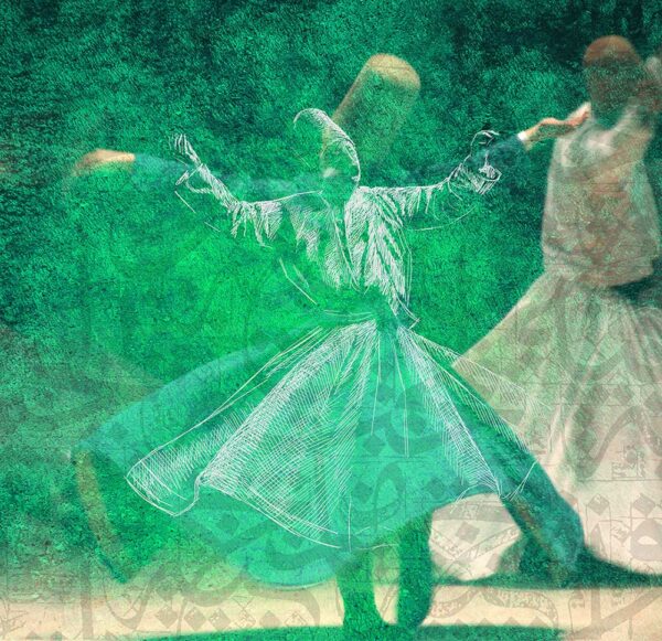 Mevlana 007 Baskılı Cam Tablo