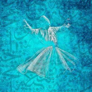 Mevlana 008 Baskılı Cam Tablo
