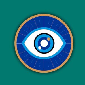 Nazar Serisi 006 Baskılı Cam Tablo